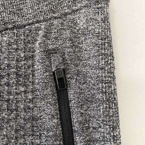 Lululemon Engineered Warmth Jogger Merino Wool Blend Waffle Pants Gray Men Small - Picture 4 of 8